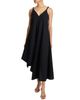 Santorelli Santorelli Kourt Asymmetric Sleeveless Linen Blend Midi Billow Dress - 3
