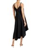 Santorelli Santorelli Kourt Asymmetric Sleeveless Linen Blend Midi Billow Dress - 4