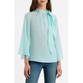 Santorelli Santorelli Lena Tie Neck Blouse