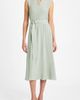 Santorelli Santorelli Nirva Silk Ruffle-Neck Midi Dress - 3