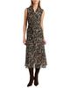 Santorelli Santorelli Nirva Sleeveless Dress in Crepe Crinkle Georgette - 2