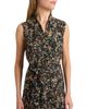 Santorelli Santorelli Nirva Sleeveless Dress in Crepe Crinkle Georgette - 3