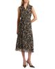 Santorelli Santorelli Nirva Sleeveless Dress in Crepe Crinkle Georgette - 6