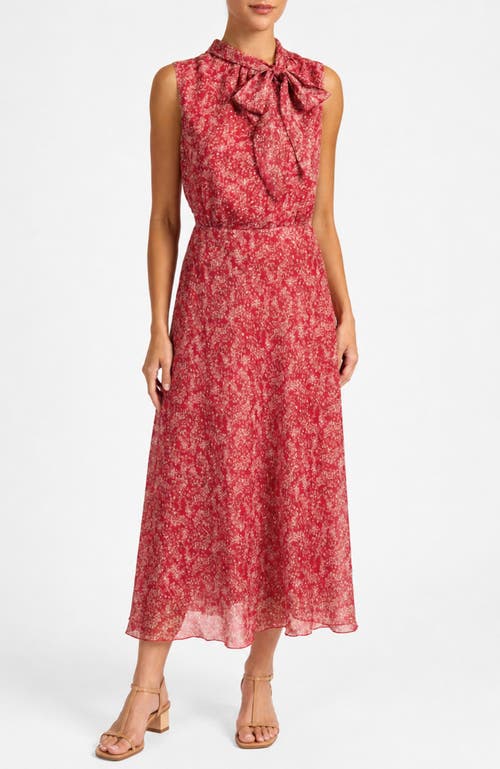 Santorelli Santorelli Petra Sleeveless Mock Neck Midi Dress