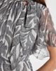 Santorelli Santorelli Sabrina Tie Neck Short Sleeve Midi Dress - 5
