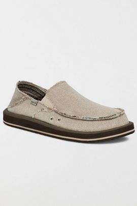 Sanuk Sanuk Donny Hemp 2 Tone Loafers in Natural, Men's at Urban Outfitters
