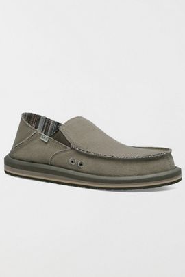 Sanuk Sanuk Donny Hemp Loafers in Army, Men's at Urban Outfitters