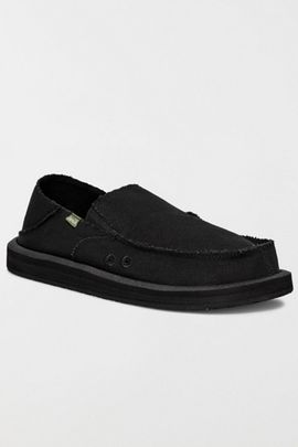 Sanuk Sanuk Donny Loafers in Blackout, Men's at Urban Outfitters