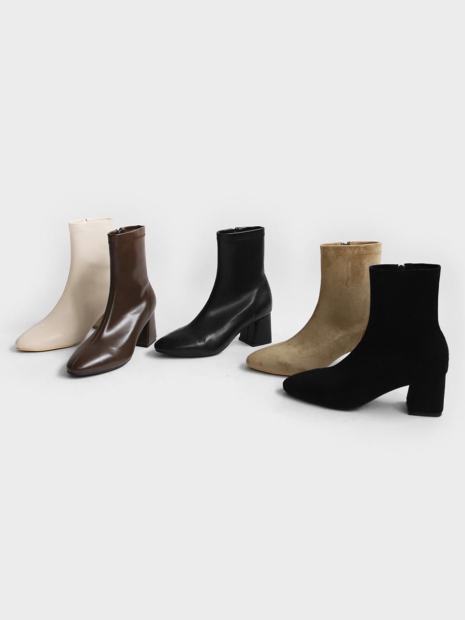 SAPPUN Blattie Basic Socks Ankle Boots (6cm)