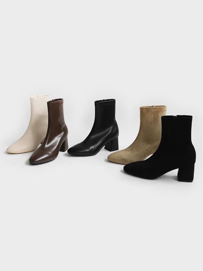 SAPPUN Blattie Basic Socks Ankle Boots (6cm)