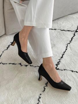 SAPPUN Cayley Square Pumps Heel (6cm)