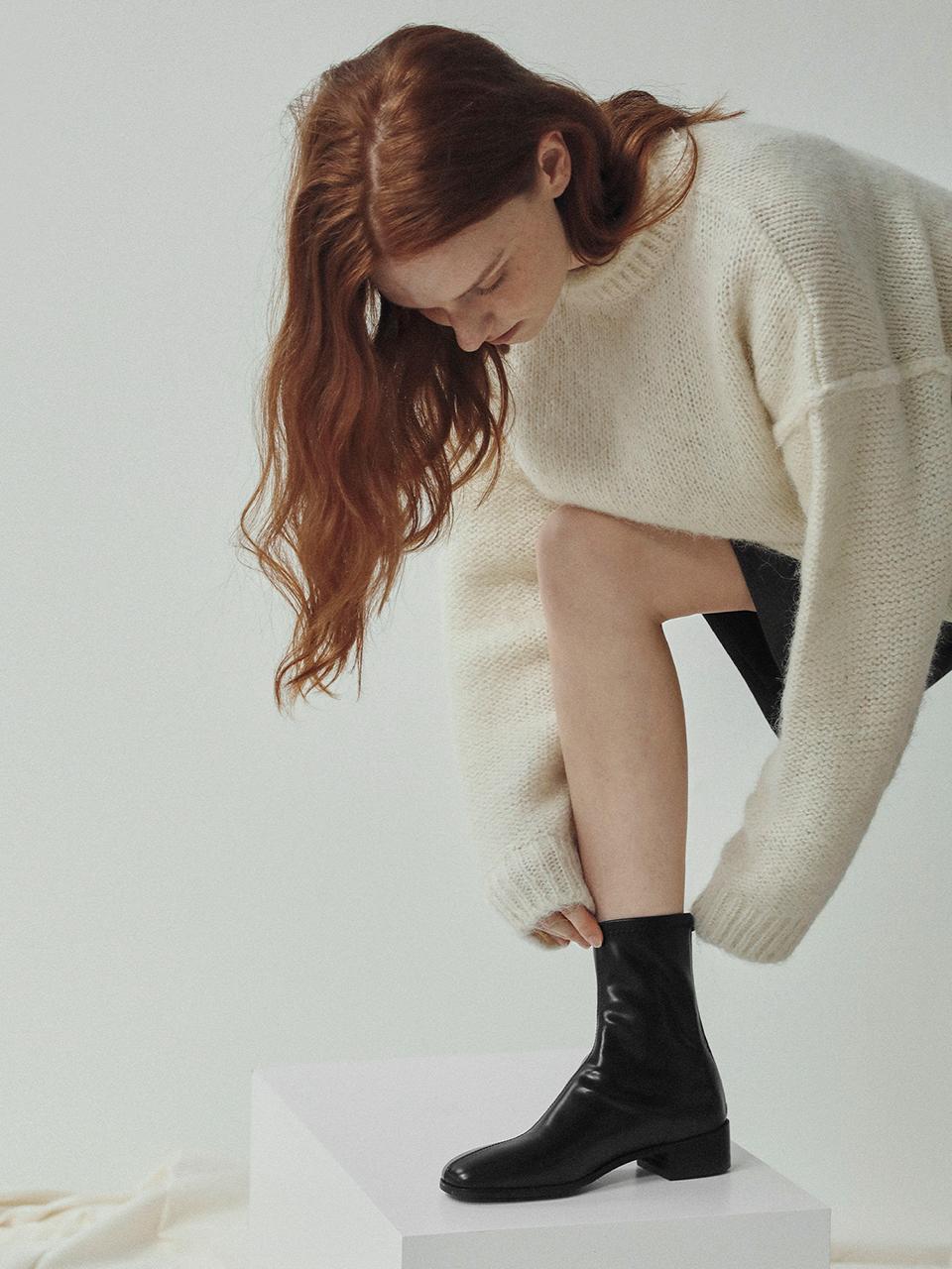 SAPPUN Liosa Socks Ankle Boots (3. 5cm)