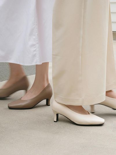 SAPPUN Vettany Square Pumps Heel (6cm)