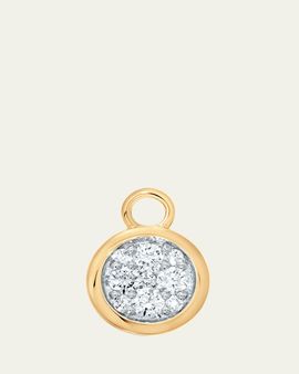 Sara Weinstock 18K Gold & Diamond Round Charm