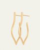 Sara Weinstock 18K Yellow Gold Veena Small Hoop Earrings - 1