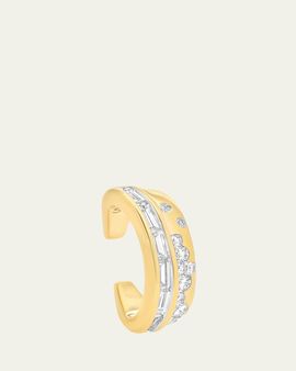 Sara Weinstock Papua Gold & Diamond 2-Row Ear Cuff