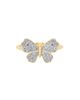 Sara Weinstock Sara Weinstock 18K Gold Diamond Butterfly Ring - 1