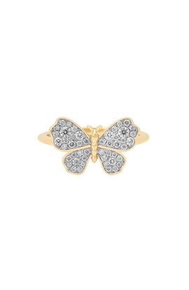 Sara Weinstock Sara Weinstock 18K Gold Diamond Butterfly Ring