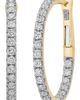 Sara Weinstock Sara Weinstock 18k Gold Diamond Hoop Earrings - 1