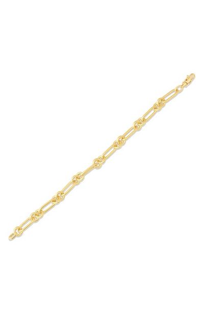 Sara Weinstock Sara Weinstock 18k Gold Round & Paperclip Link Bracelet