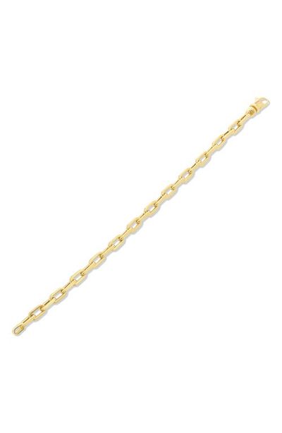 Sara Weinstock Sara Weinstock 18k Gold Small Rectangle Link Chain Bracelet