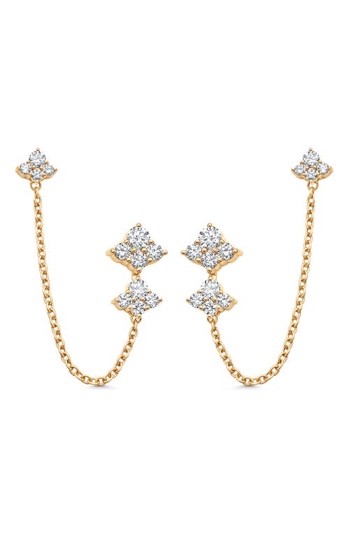 Sara Weinstock Sara Weinstock Dujour Diamond Cluster Chain Earrings