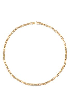 Sara Weinstock Sara Weinstock Gold Rectangular Link Chain Necklace