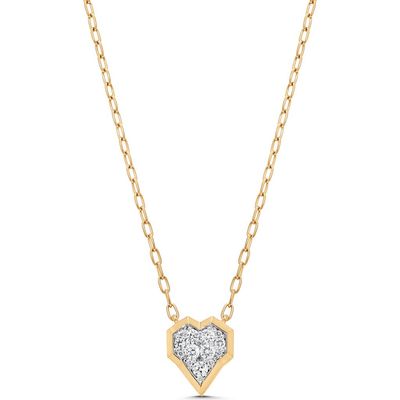 Sara Weinstock Sara Weinstock Honey Comb Diamond Heart Pendant Necklace
