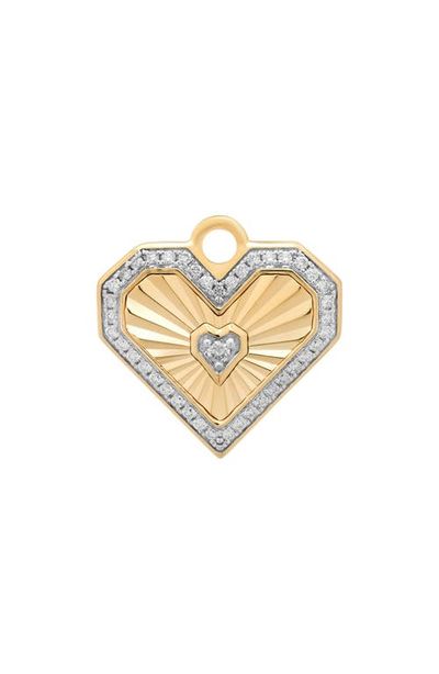 Sara Weinstock Sara Weinstock Nantucket 18K Gold Diamond Heart Charm