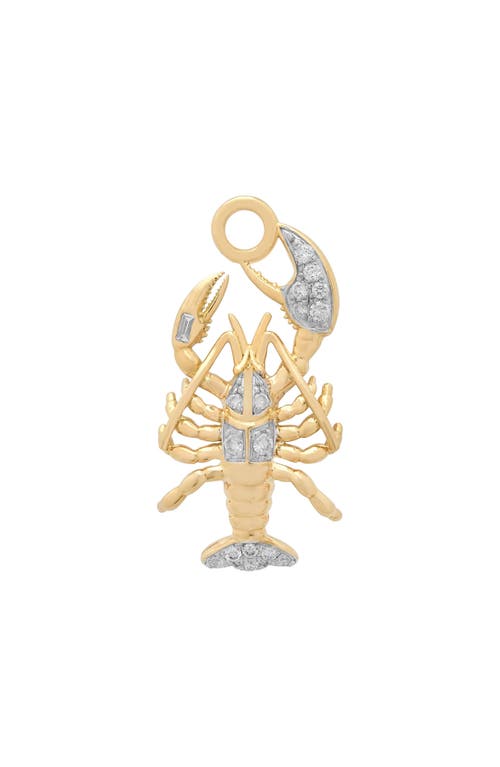 Sara Weinstock Sara Weinstock Nantucket 18k Gold Diamond Lobster Charm