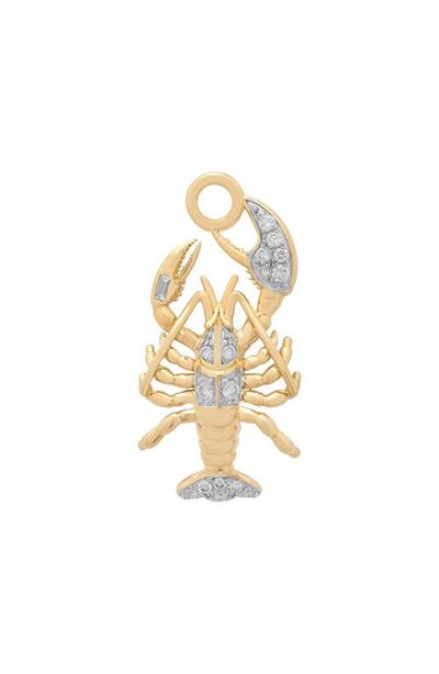 Sara Weinstock Sara Weinstock Nantucket 18k Gold Diamond Lobster Charm