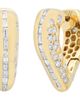 Sara Weinstock Sara Weinstock Papua 18k Gold Diamond Heart Hoop Earrings - 1