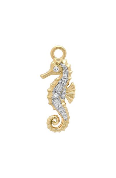 Sara Weinstock Sara Weinstock Papua 18k Gold Diamond Seahorse Charm