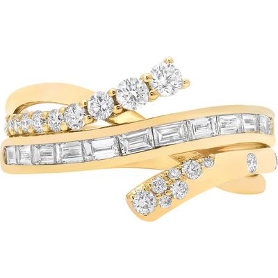 Sara Weinstock Sara Weinstock Papua 18k Gold Diamond Wrap Ring