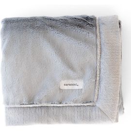 SARANONI SARANONI Faux Fur Recieving Blanket