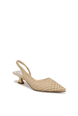 Sarto A-Devin Ponted-Toe Slingback Heels