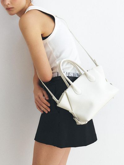SARTU TYE TOTE BAG (WHITE)