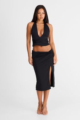Sasha Therese Sasha Therese Arielle Midi Skirt