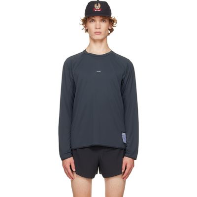 Satisfy Satisfy Black AuraLite UV Long Running T‑shirt