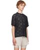 Satisfy Satisfy Black Space-Lace Running T-shirt - 2