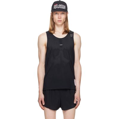 Satisfy Satisfy Black Space‑O Singlet Tank Top