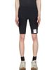 Satisfy Satisfy Black TechSilk Evo 9 Half Tights Shorts - 1