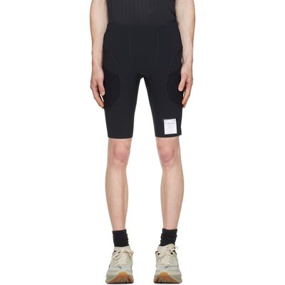 Satisfy Satisfy Black TechSilk Evo 9 Half Tights Shorts