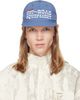 Satisfy Satisfy Blue FliteSilk 5‑Panel Pinch Cap - 1