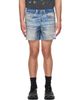Satisfy Satisfy Blue PeaceShell 5 Unlined Shorts - 1