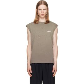 Satisfy Satisfy Brown MothTech Muscle Tank Top