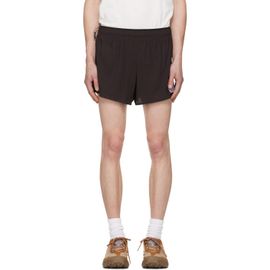 Satisfy Satisfy Burgundy Space‑O 2.5 Shorts