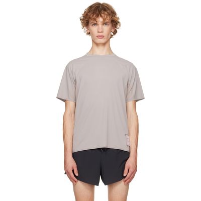 Satisfy Satisfy Gray AuraLite UV Running T-shirt
