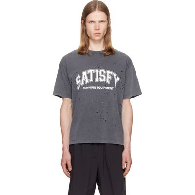 Satisfy Satisfy Gray MothTech T‑shirt