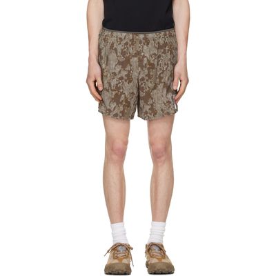 Satisfy Satisfy Khaki Space‑O 5 Shorts